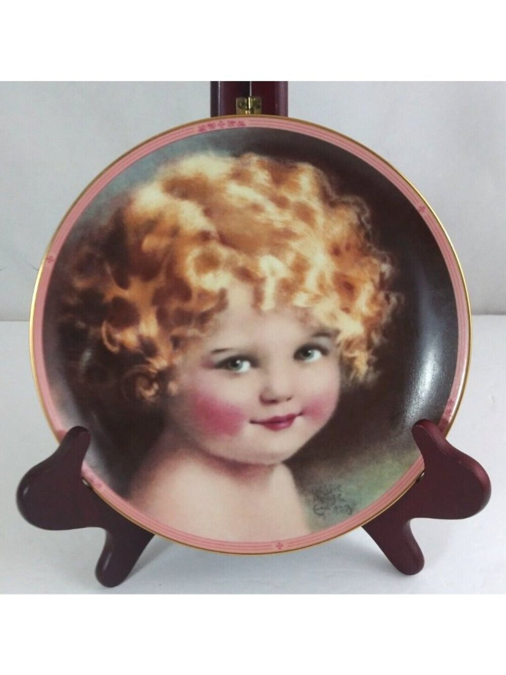 1986 Hamilton Collection Precious Portrait 1st Issue Sunbeam Decorative Plate